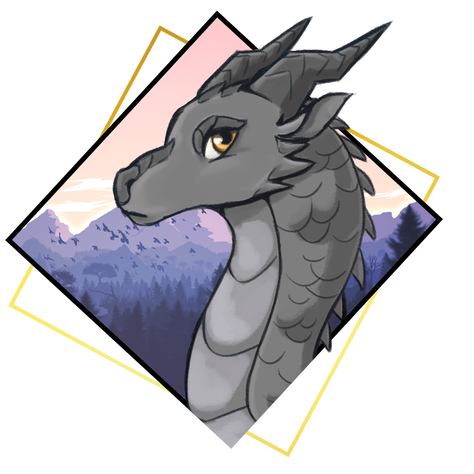 Profile headshot of Cassius with a mountain landscape and pine forest behind him.